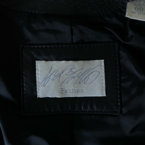 Lord & Taylor cropped leather jacket - Picture 10 of 14